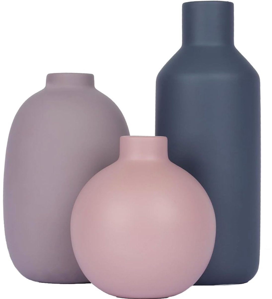 IMPERATORIS® Keramische Vaas Set – Decoratieve Vazen voor Interieur en Woondecoratie – 3 stuks