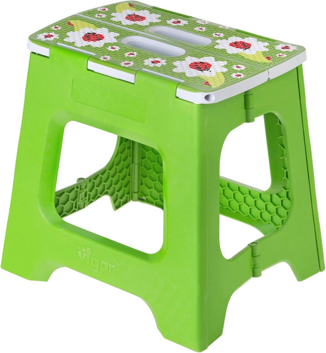 Inklapbare Compact Kruk 32 cm met Handgrepen - Antislip Veiligheid