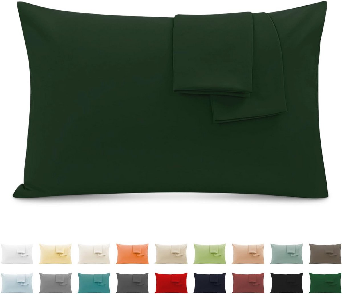 Kussenslopen Tweepersoonsbed Katoen 40x70 cm - Set van 2