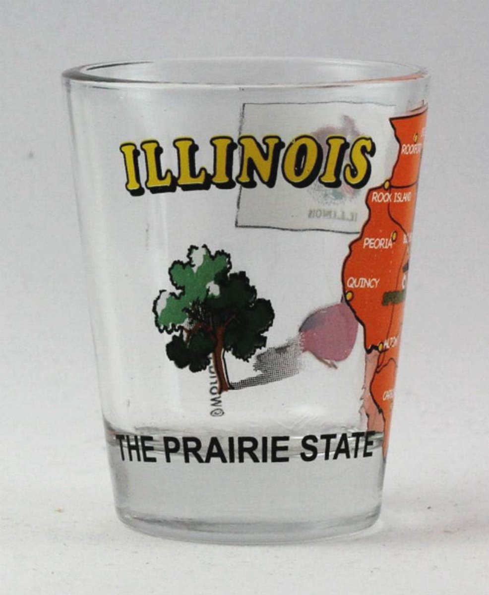 Souvenir Shot Glass uit Illinois - Prairie State Collectible