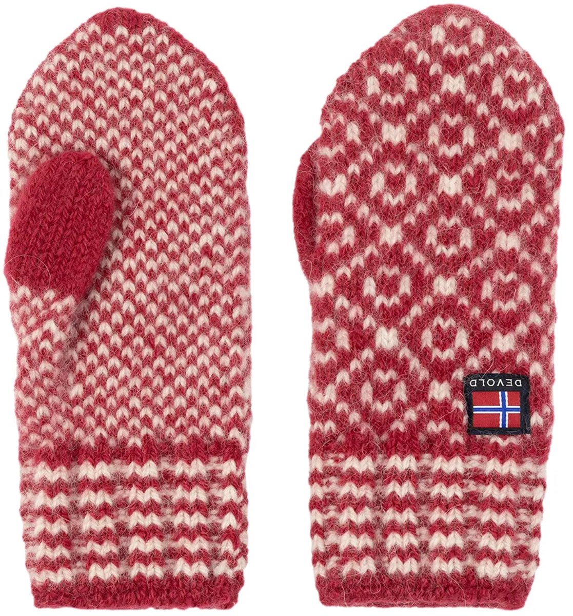 Devold Of Norway Svalbard Wool Handschoenen Rood M Man,Vrouw