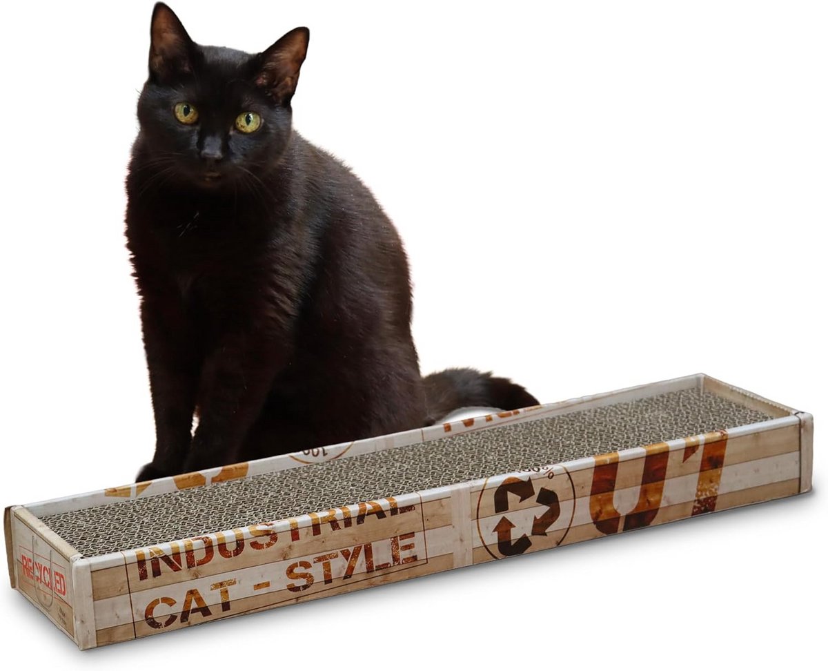 Krabpaal Mint Karton voor Katten - Compact Formaat 48 x 12.5 x 5 cm