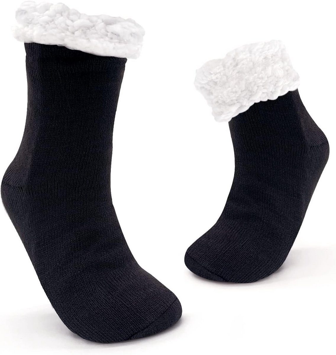 Heren Warme Antislip Sokken met Dikke Pluche Voering voor Wintercomfort