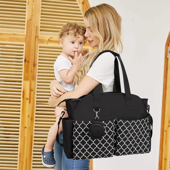 Multifunctionele Luiertas voor Baby's - Grote Capaciteit & Waterdicht - Ideaal voor Mama en Papa van Merkloos — afbeelding 5