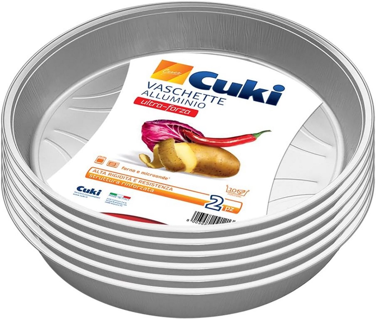Aluminium Schalen voor Ovengerechten en Taarten - Set van 12 Stuks