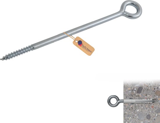 Perno de Argolla de acero inoxidable 304 M8 x 80 mm Pernos Anclaje, 5