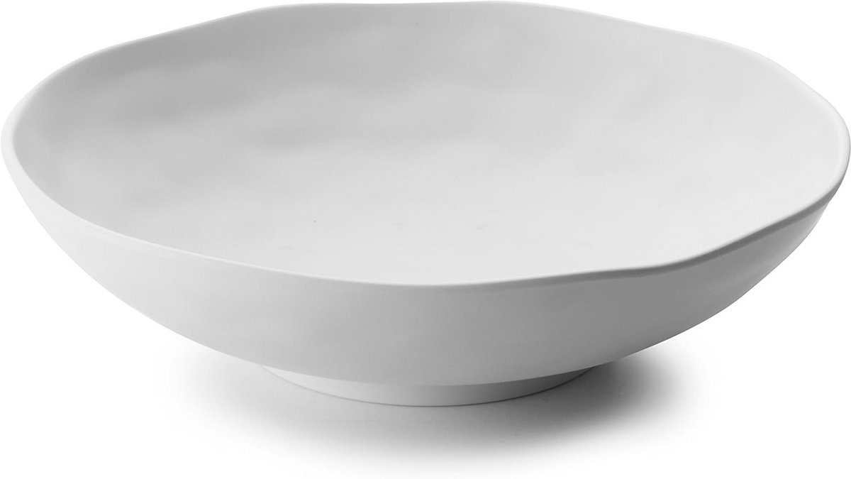 Ronde Witte Melamine Dienblad 31 cm - Hittebestendig & Vaatwasmachinebestendig