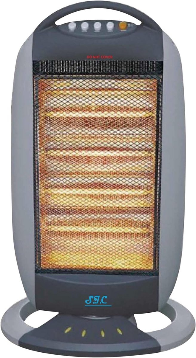 Elektrische Tafel Feu Halogeen Kachel met 4 standen – Stille Oscillatie en Veiligheidssensoren