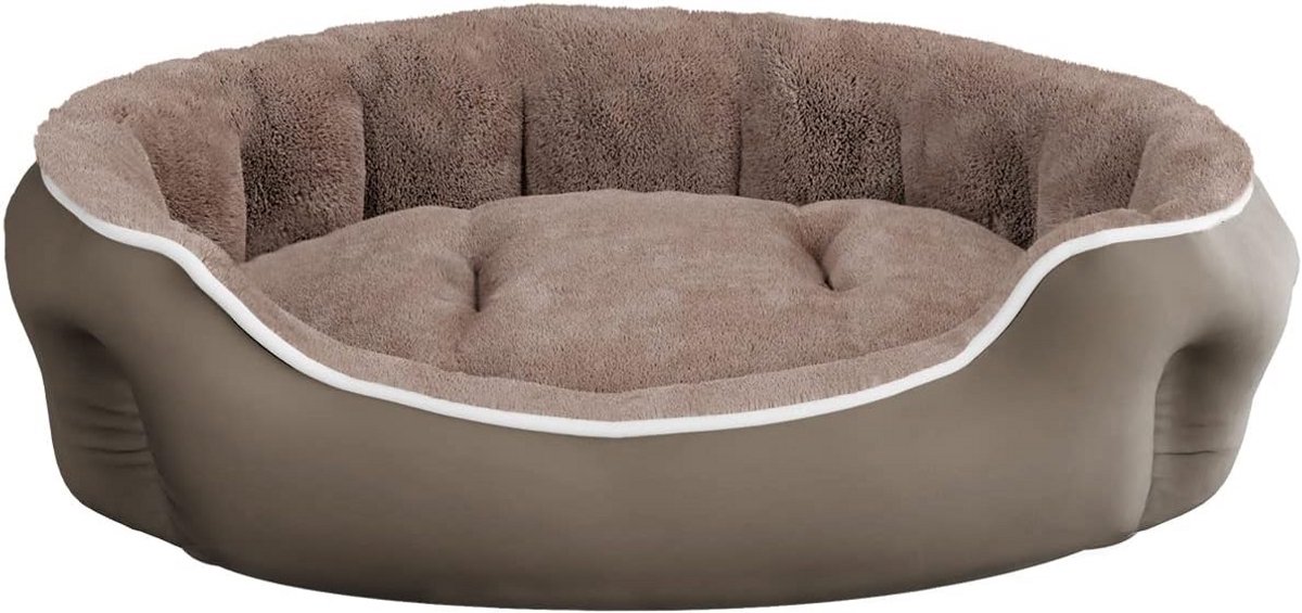 Luxe Comfortabel Huisdierbed voor Hond en Poes Beige