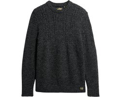 Heren Kabeltrui met Ronde Hals - Warm en Duurzaam Gebreid