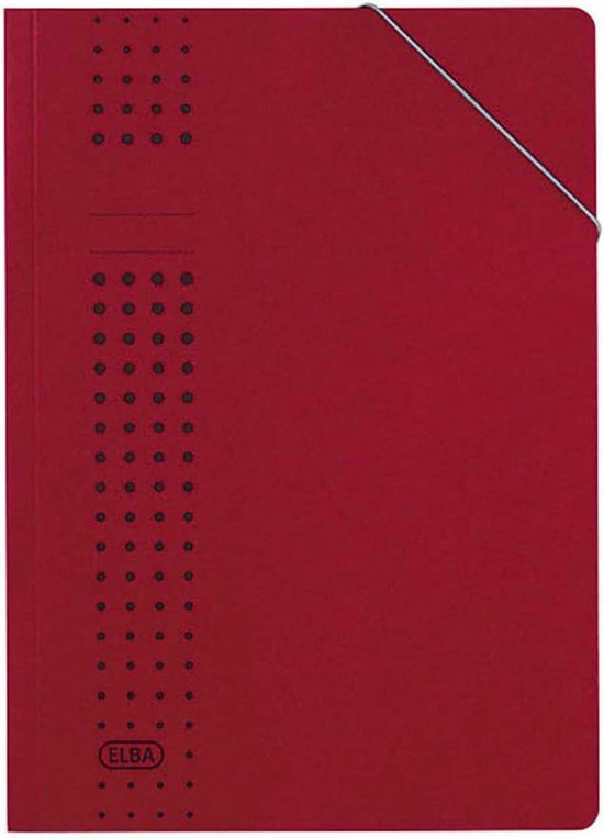 Stevige Archiefmap met Hoekspanners voor A4 Documenten - Bordeaux Rood ...