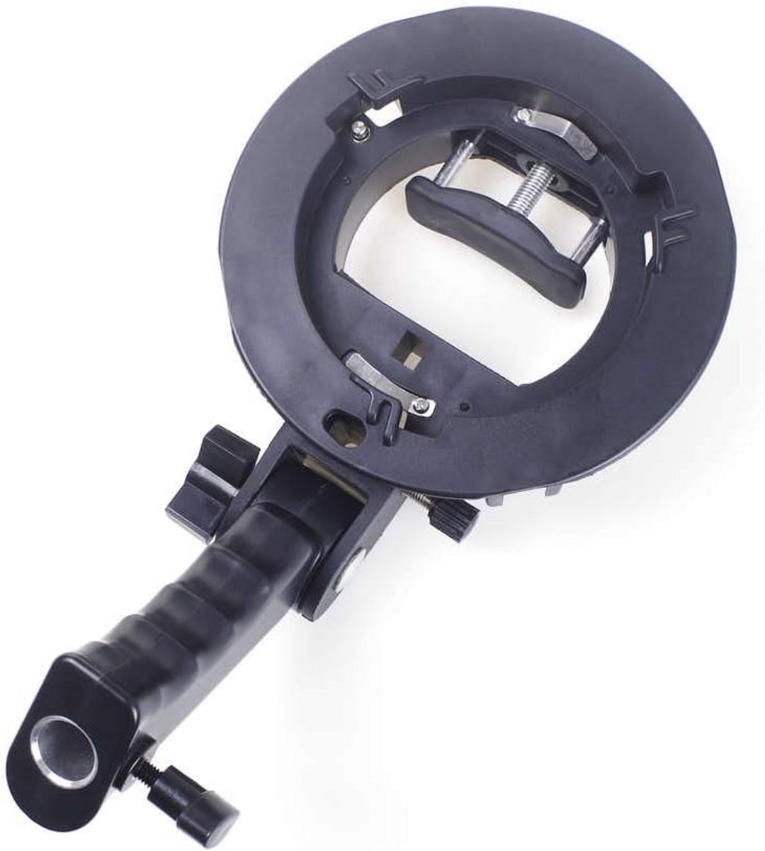 Handzame S-Type Flitserbeugel voor Speedlite met Bowens Mount - Universele Studiohouder