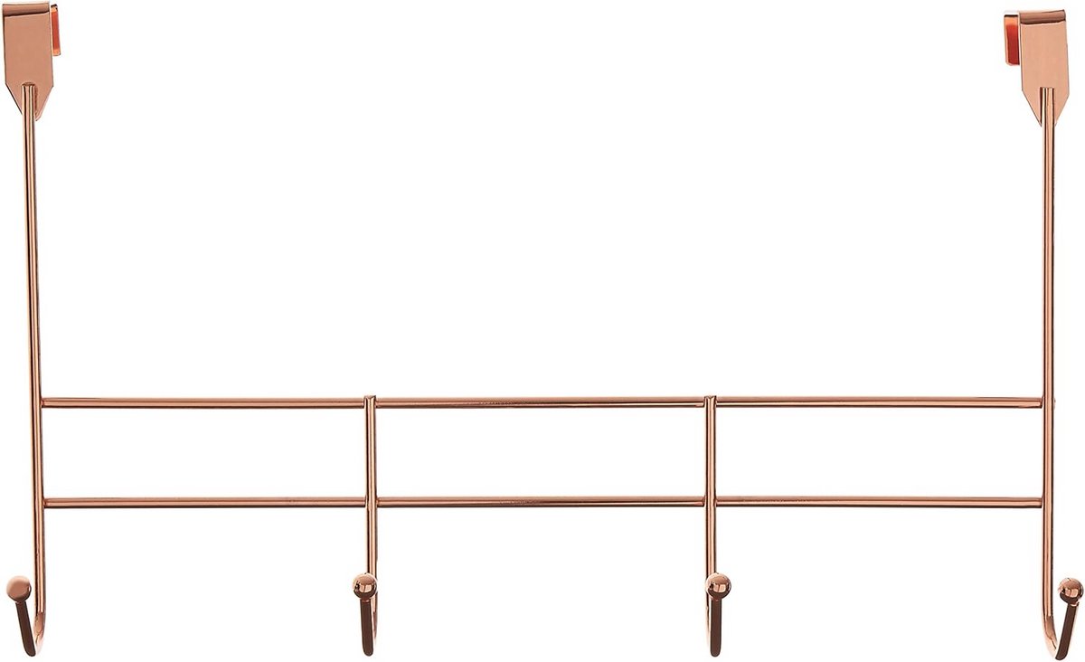 Deurgarderobe met Haken Roze Goud - Ideaal voor Garderobe en Kledinghangers