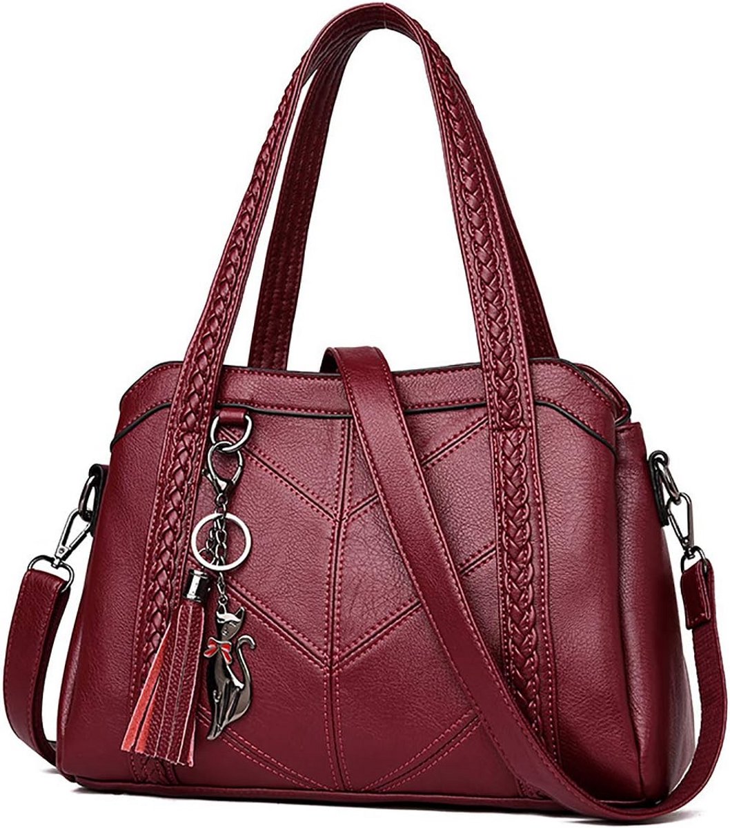 Dames Hobo Tas PU Leer Schoudertas en Crossbody met Handvat