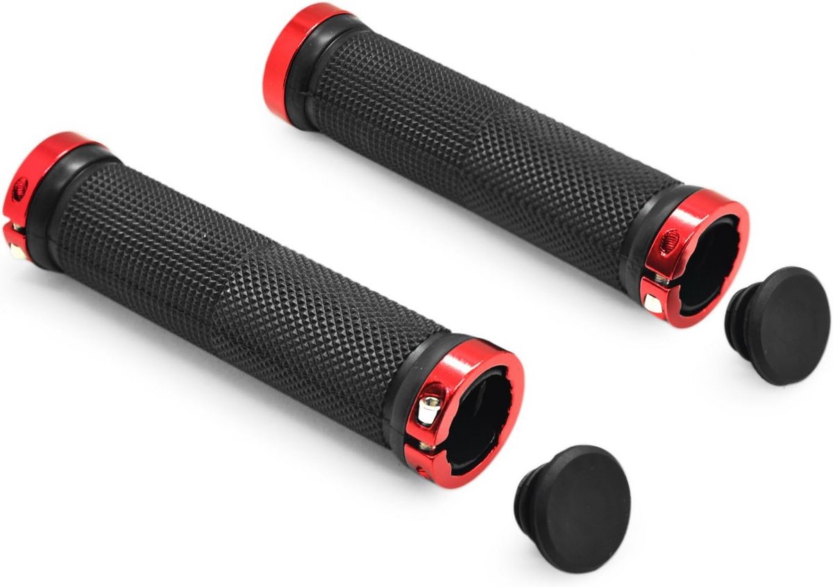 Fietsstuur Handvatten Set van 2 - Anti-slip Rubber voor Mountainbike, Racefiets, BMX - Universele Diameter 22mm