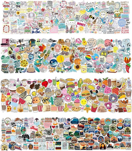 100 stuks sneeuwvlokken stickerset, sneeuwvlok doodle stickers