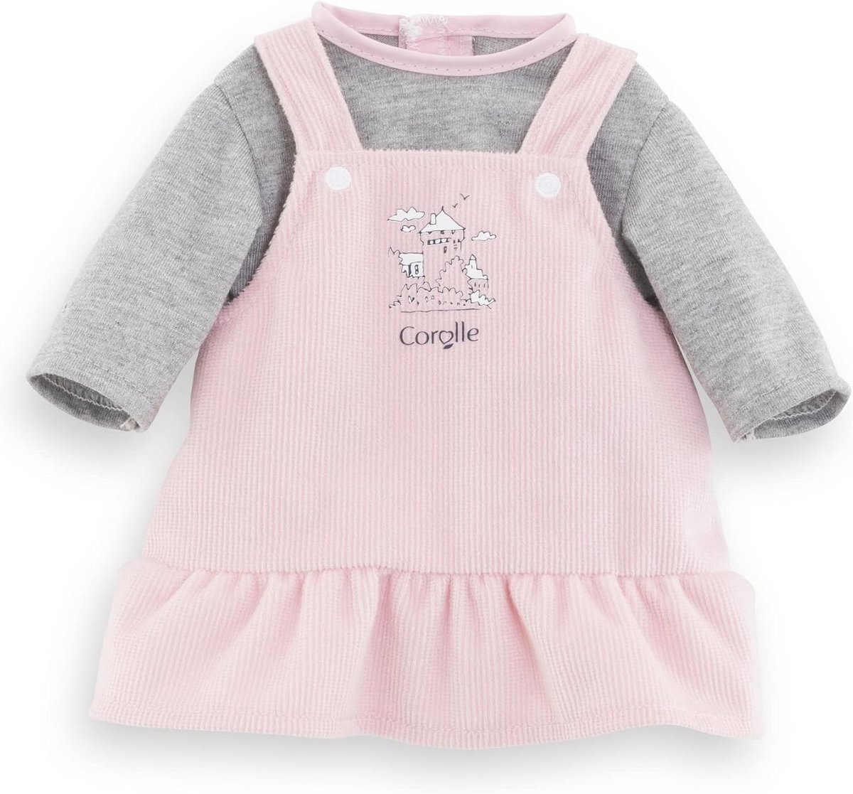 Mooie Jurk en Shirt voor Pop van 36 cm - Speelgoedkleding Vanaf 2 Jaar