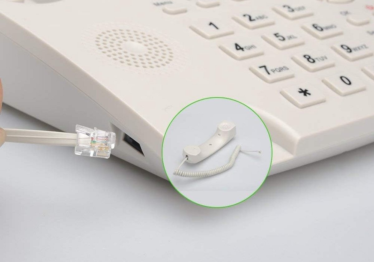 Draadloze Quadband GSM Desktop Telefoon met Handsfree en Groot LCD Scherm