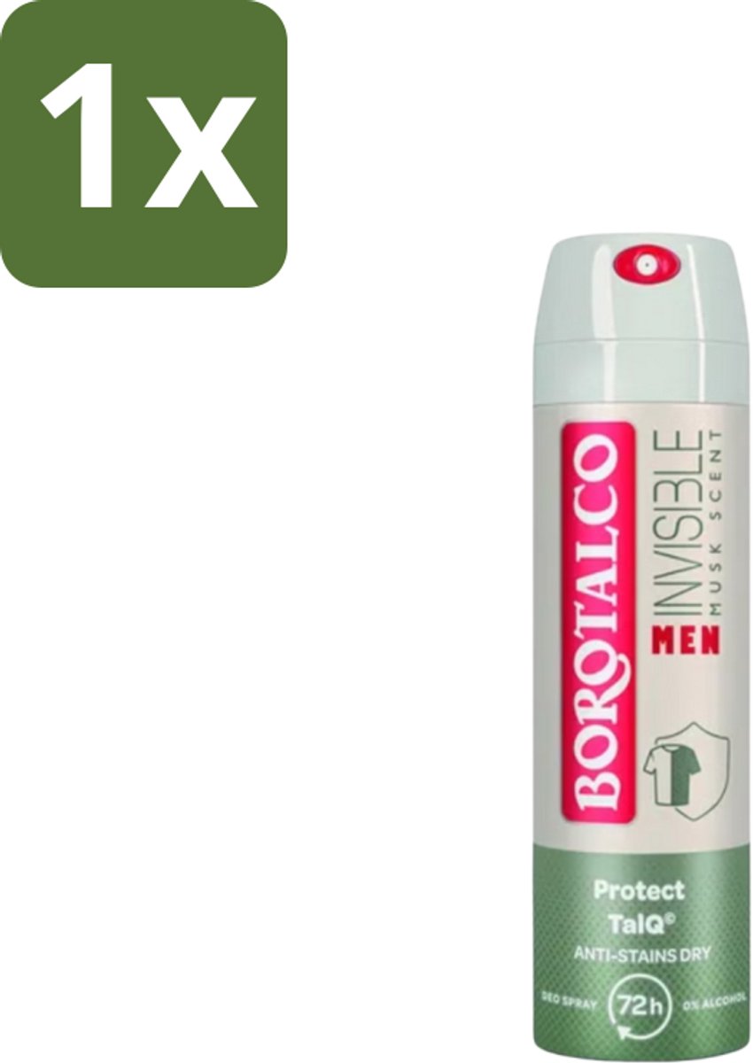Borotalco – Deodorant Spray – Men Musk Geur – 150 ml - 1 stuk