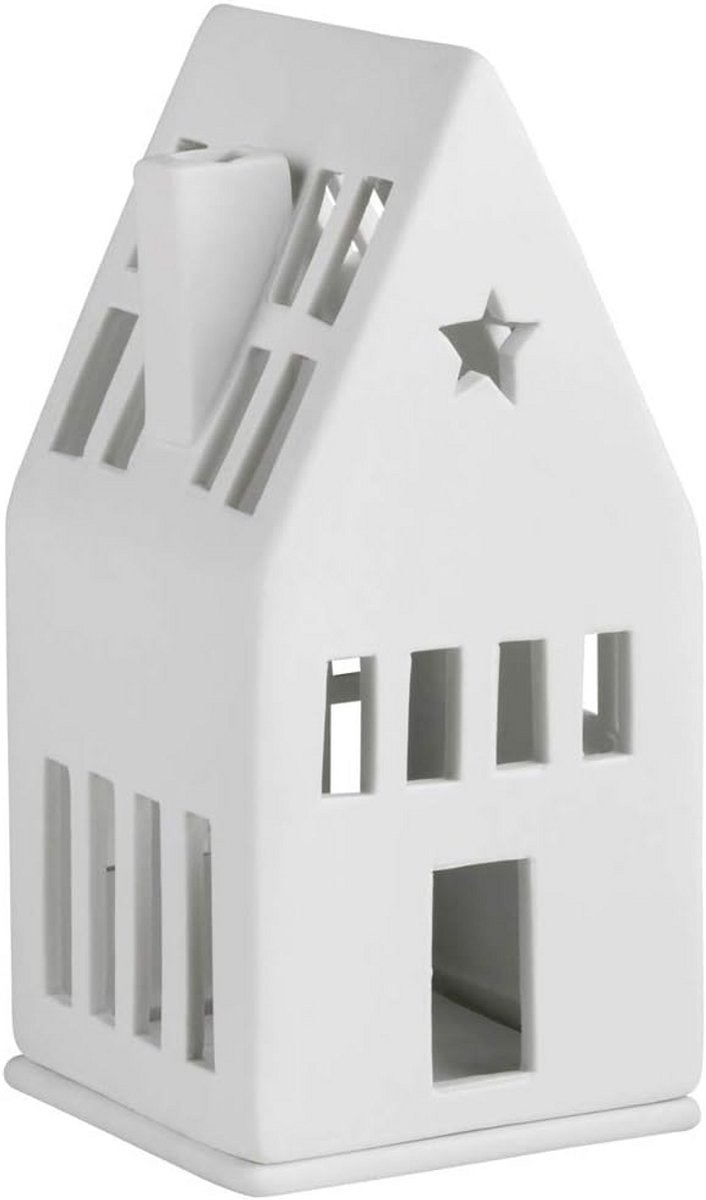 Miniatuur Porseleinen Lichthuis Droomhuis - Sfeervolle Decoratie