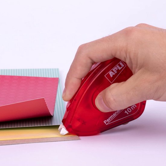 FEPITO 4 Rollen Dubbelzijdig Plakband – 6, 9, 12 En 15 Mm Breed, 25 Meter Per Rol, Voor Knutselen En Kantoor