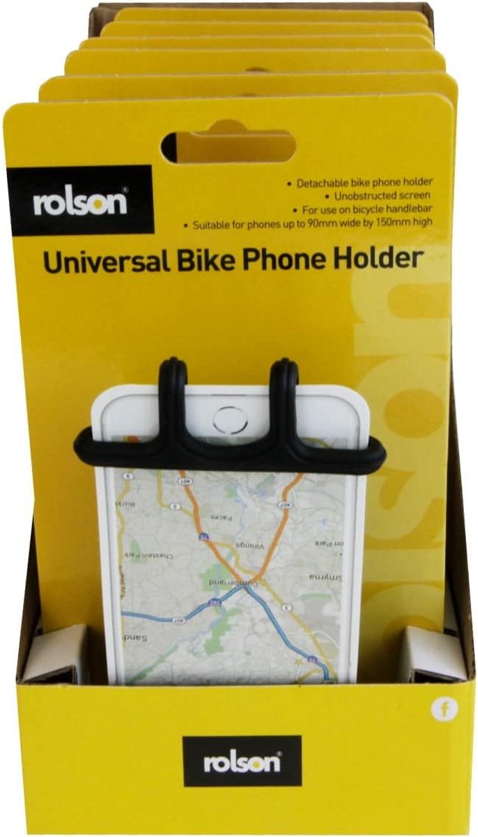 Universele Fiets Telefoonhouder - Stevige Bevestiging voor alle Mobiele Telefoons