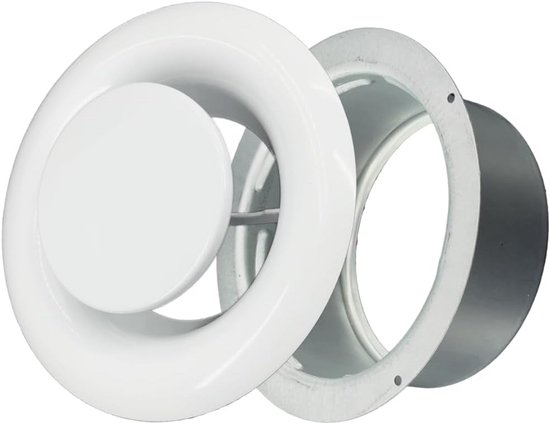 Verstelbaar Ventilatieschotelventiel Ø 150 mm - Ronde Metaal Ventilatie