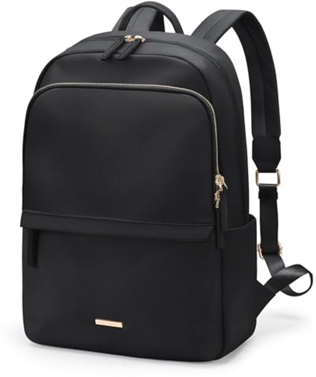 Laptoprugzak voor dames - Slanke en stijlvolle tas voor 14 tot 15,6 inch laptops - Perfect voor reizen, studie en werk