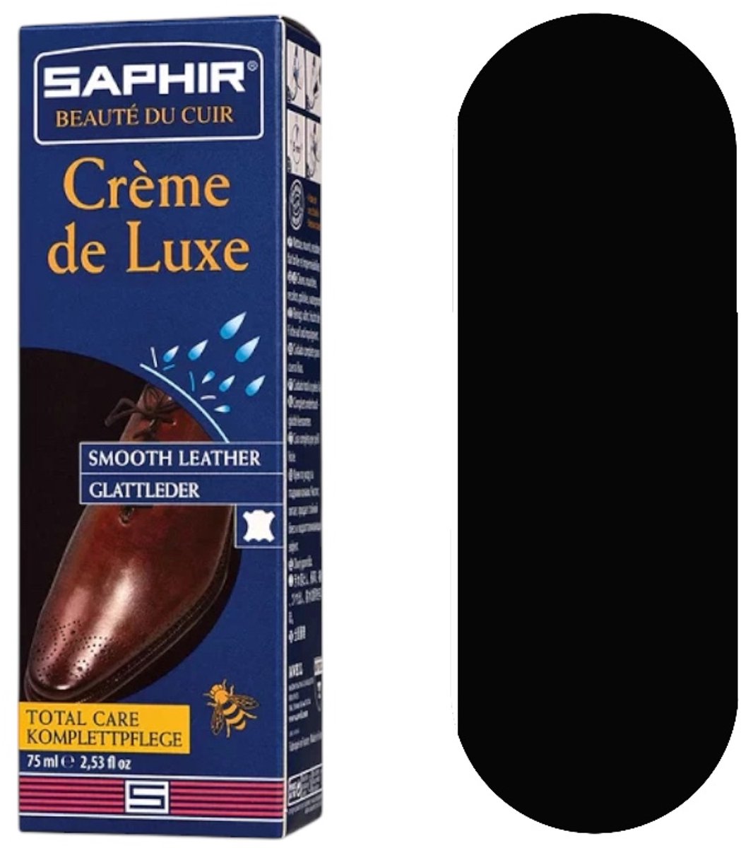 Saphir Crème de Luxe - 01 Zwart - 75ml