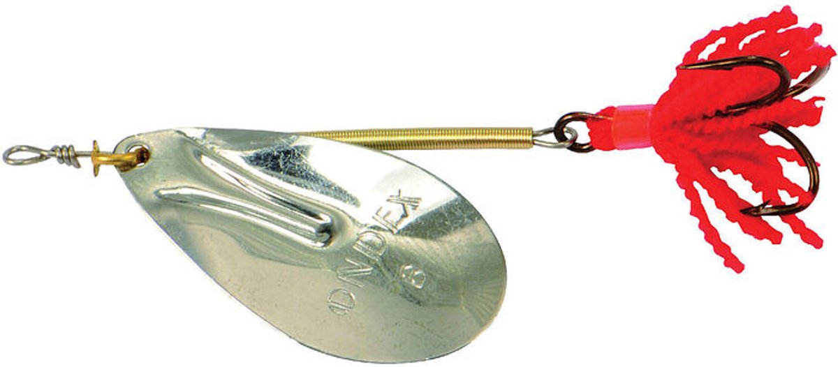 Ondex Ondex Spinner Silver – onverzwaarde spinner met zilverkleurig blad Maat 8 / 14,5 gram