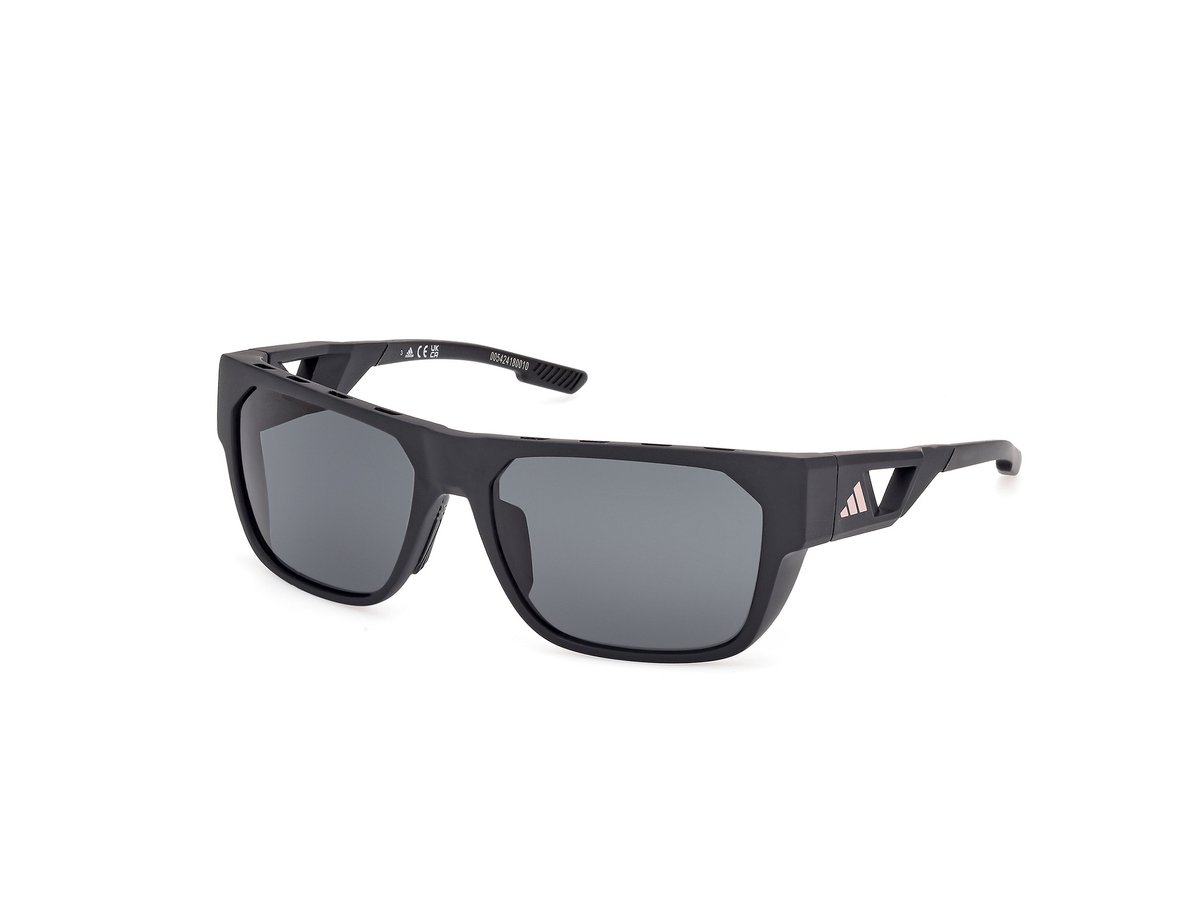 Adidas Sport Sp0102 Gepolariseerde Zonnebril Zwart