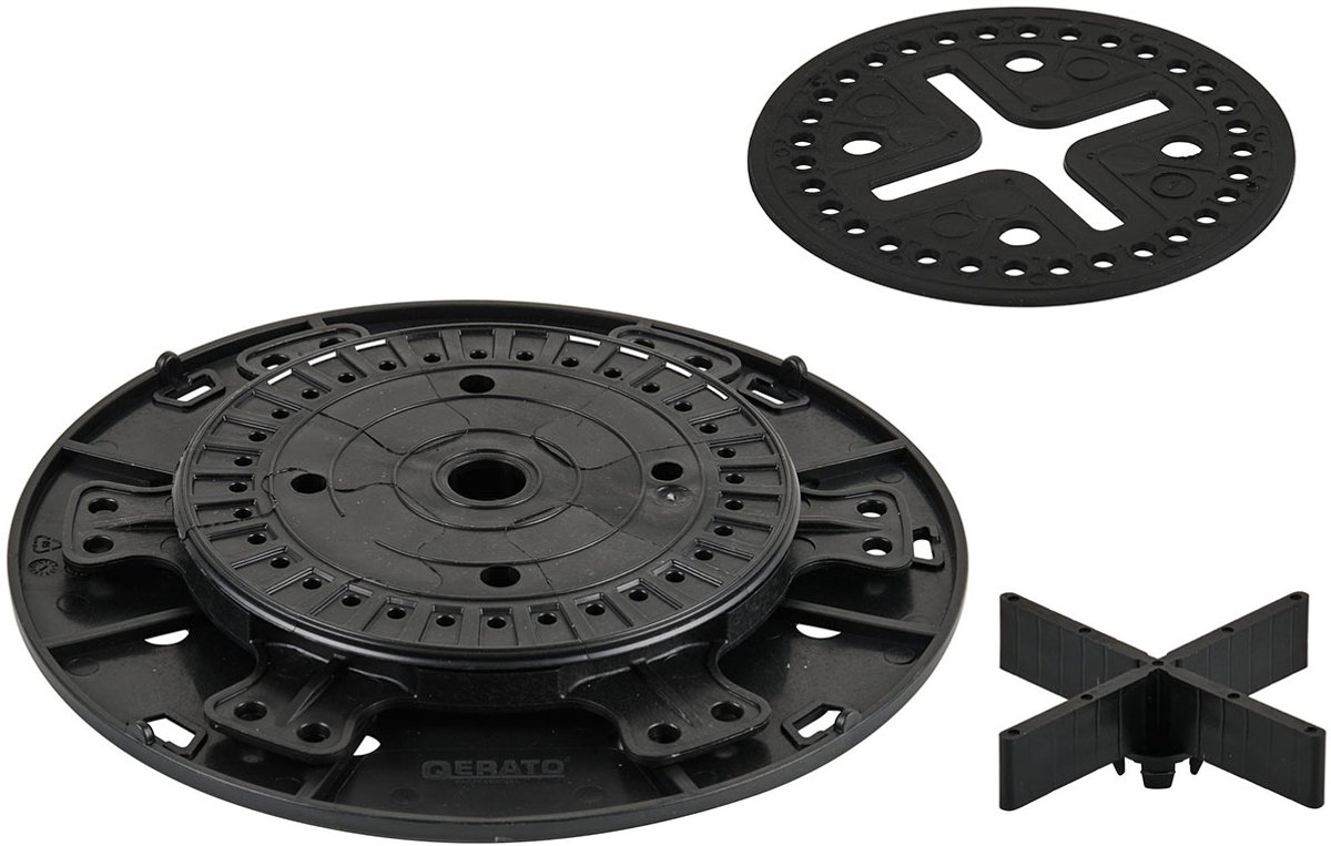 Qerato Tegeldragerset BP 21-27mm incl. opzetstuk en mat 126st