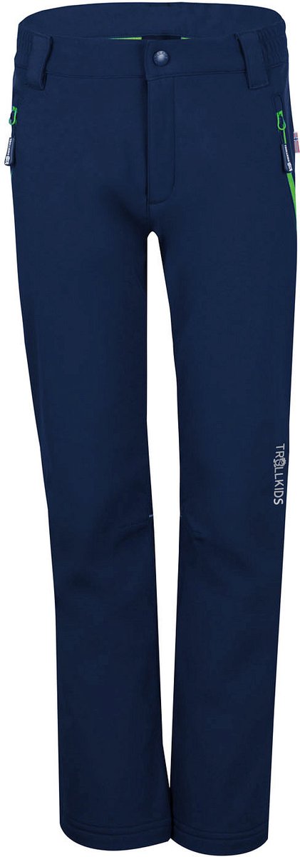 Trollkids Fjell Softshell Broek cm Jongens Meisjes Marineblauw