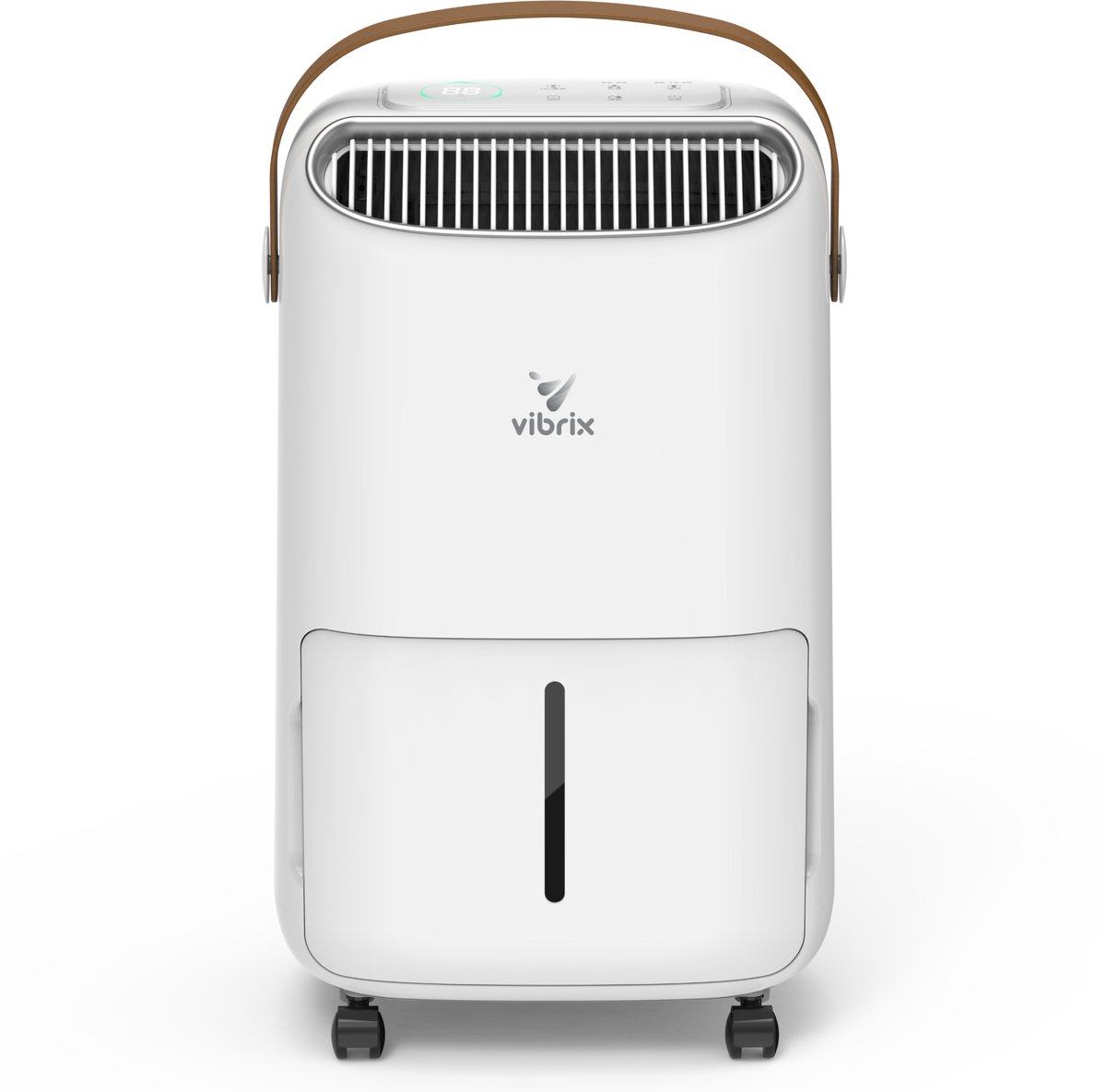 Vibrix DryFlow12 Luchtontvochtiger – 12L per dag – Wasdroogfunctie – Stil & Energiezuinig – Ontvochtiger voor Badkamer, Kelder, Zolder & Slaapkamer – Slimme Dehumidifier