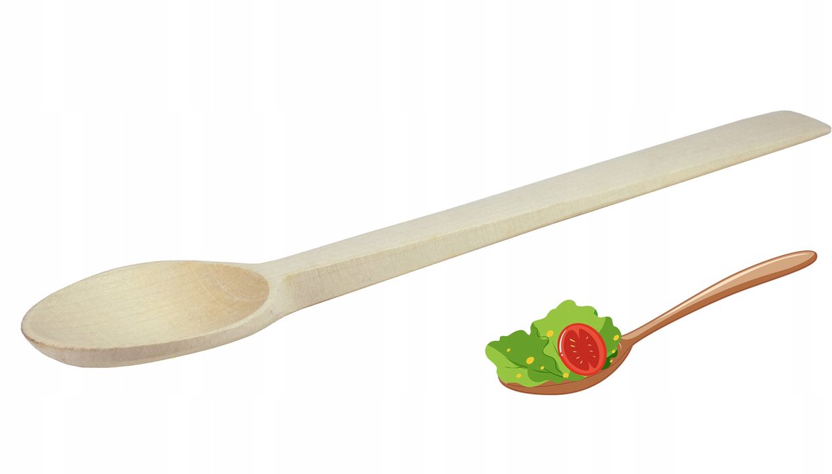 Grote Houten Warschau Lepel - 22,5 cm - Handgemaakt in Polen