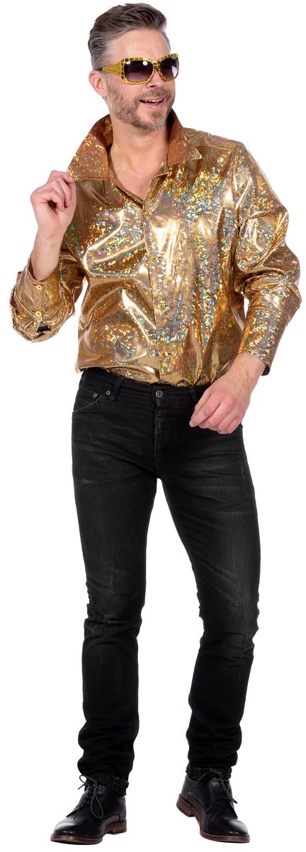 Golden Shine Disco Overhemd Man
