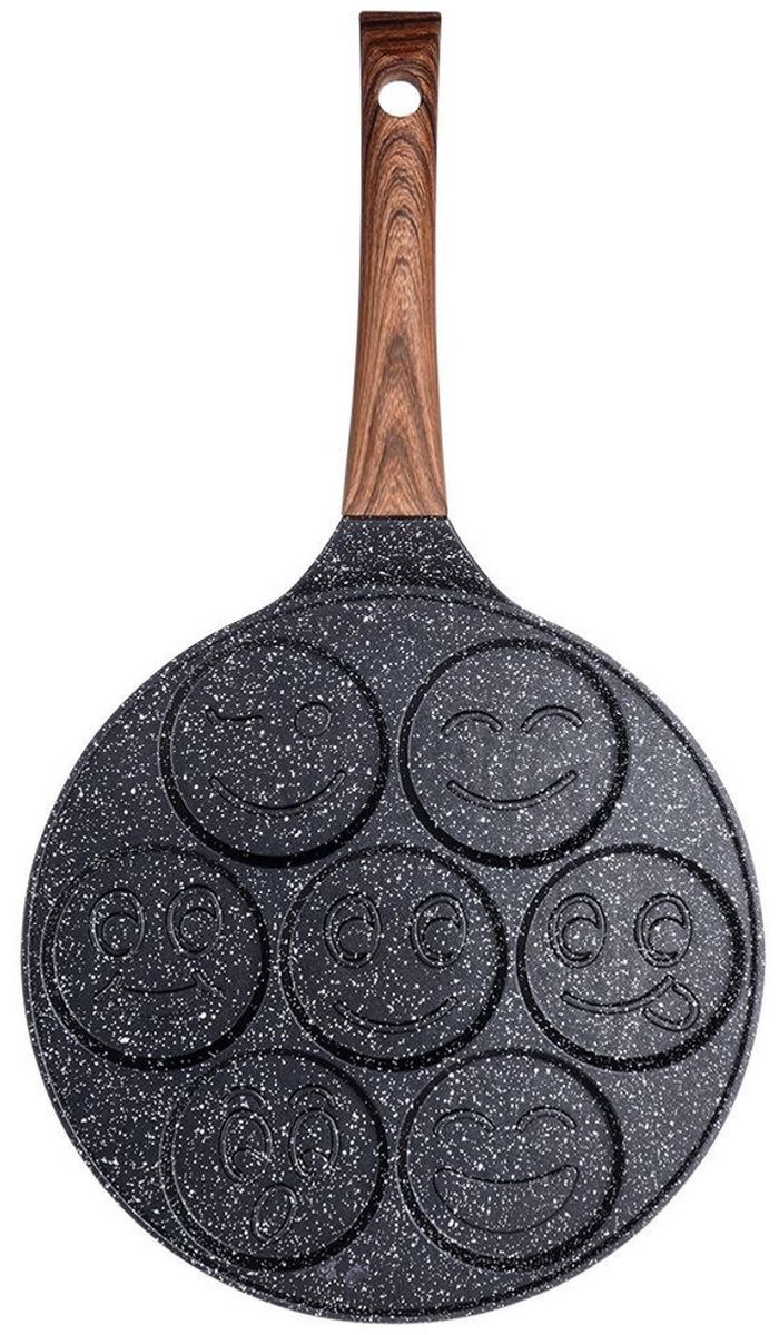 Pan met 7 gaten voor pannenkoeken en eieren - Non-stick