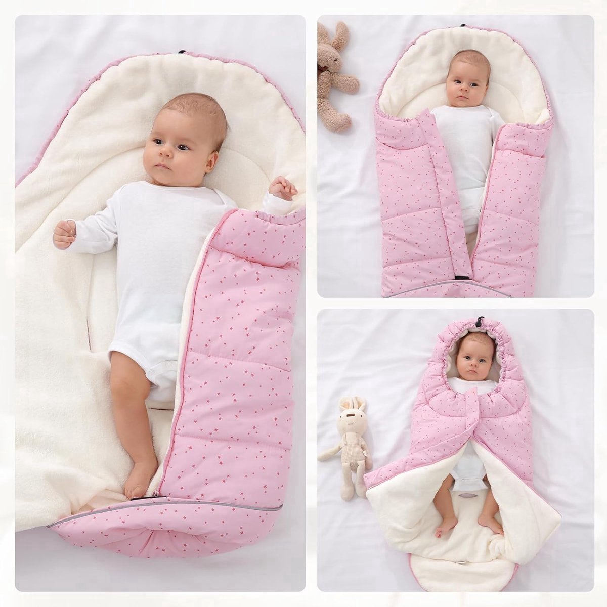 Stunq® Baby Slaapzak 3 Tog, Kinderwagen Slaapzak, Pasgeboren Voetenzak