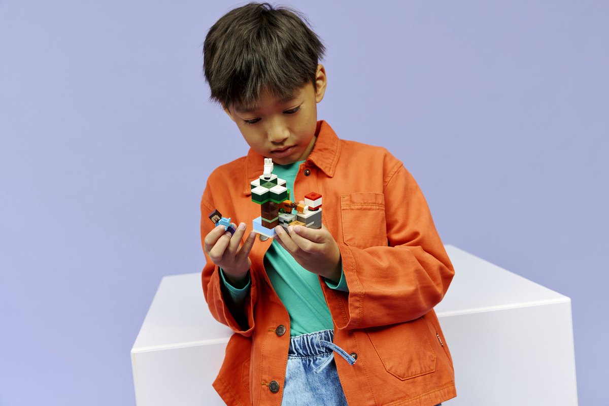 LEGO Minecraft Steve's Taiga-Avontuur Videogame Bouwpakket voor Kinderen - 21583 – foto 5