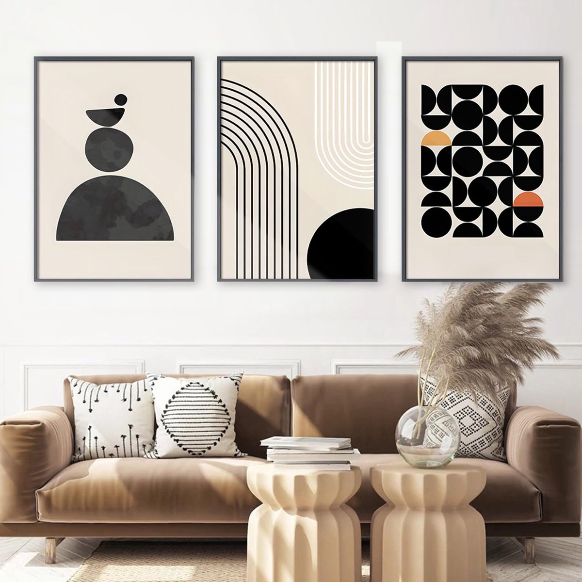 Unyqoos® Abstracte Kunst Posters op Canvas voor Woonkamer en Slaapkamer Decoratie