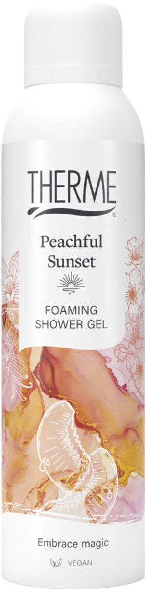 Therme Foaming Shower Gel Peachful Sunset - 200 ml