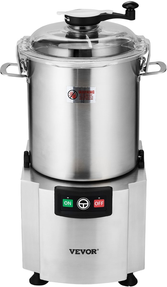 VEVOR Keukenmachine Groentesnijder Groentehakselaar 18l RVS Multi