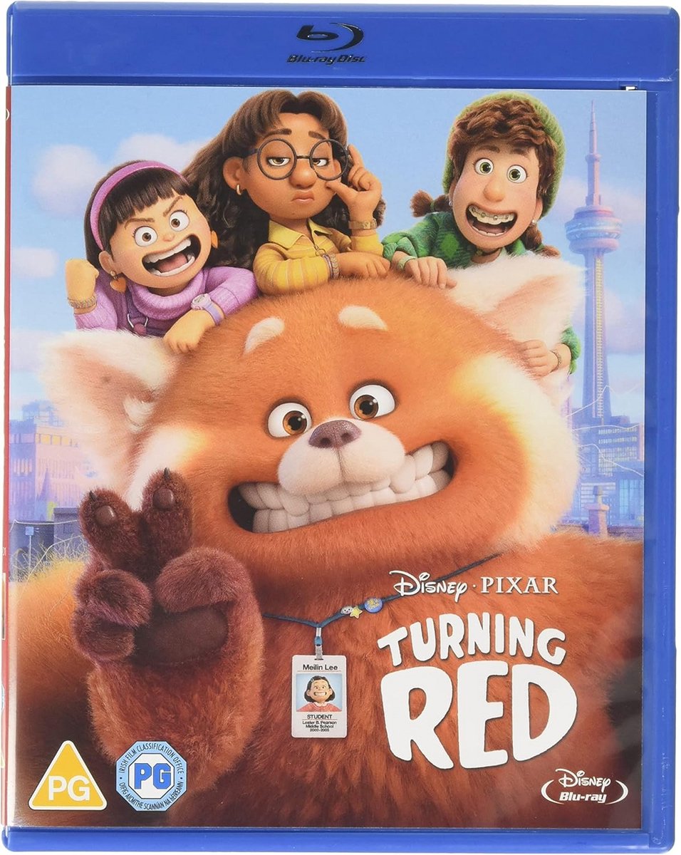 animatiefilm Turning Red - Speelfilm voor Blu-ray Speler