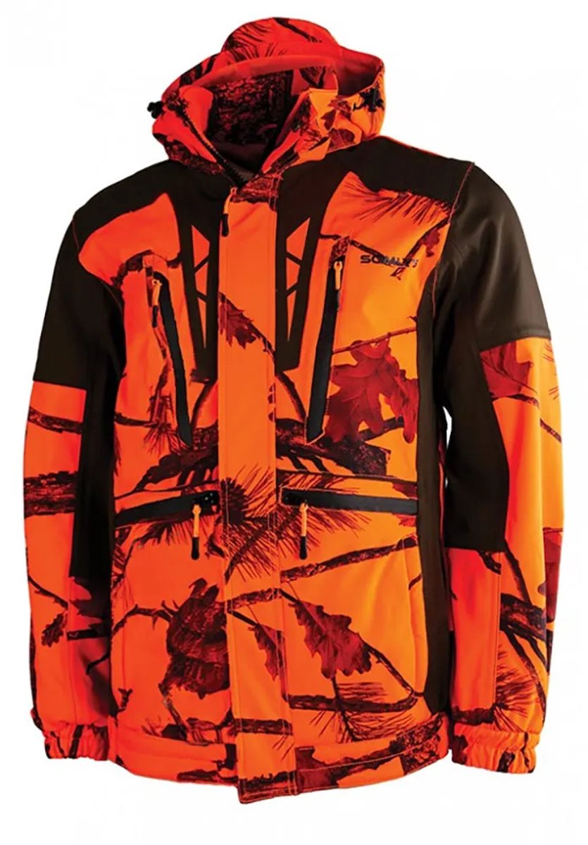 Somlys Softshell Newtek V2 Jas Man Oranje