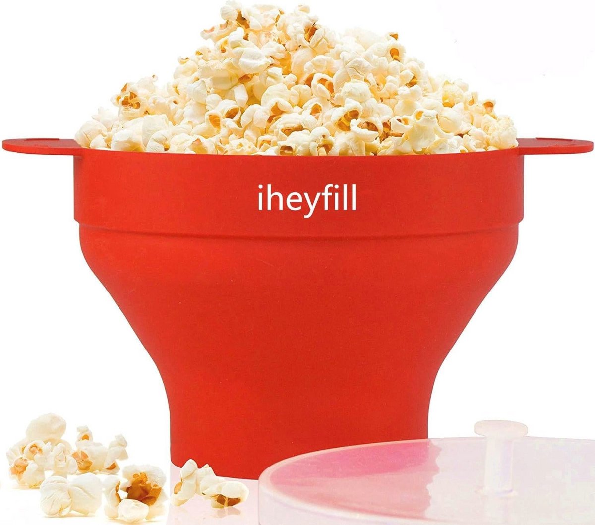 Popcornmaker voor magnetron - Opvouwbare silicone kom met handgrepen