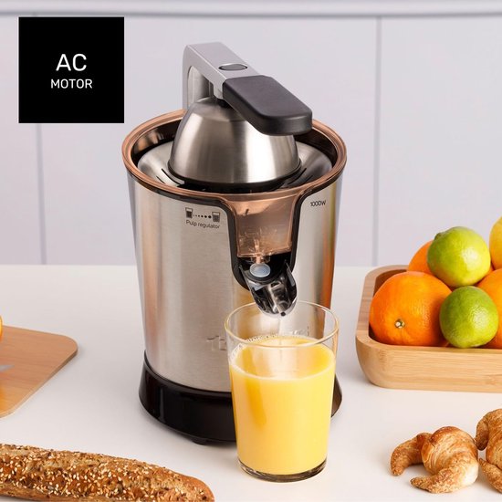 Elektrische Citruspers met Hefboom 1000W - Geschikt voor alle Citrusvruchten met Pulpfilter en Eenvoudige Reiniging — afbeelding 5