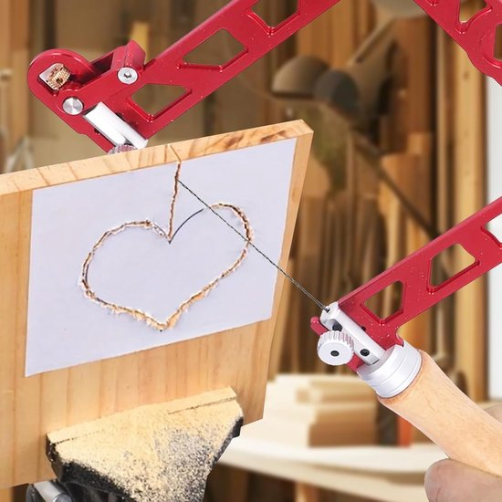 Snijtool Rond 5 Inch Scroll Saw - Carving Saw voor Houtbewerkers - Inclusief Blade ...