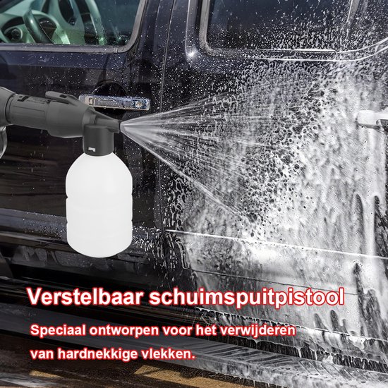 EAFC Hogedrukreiniger - 7 L/min / 200Bar - Voor Auto, Tuin, Terras en Meer - Terrasreiniger - Hogedrukspuit van Merkloos	 — afbeelding 4