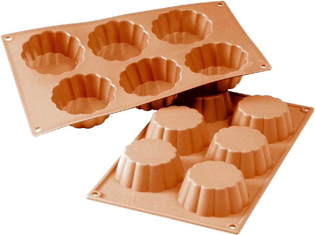 Flexibele Siliconen Vorm voor Brioche of Cannoli Bakken
