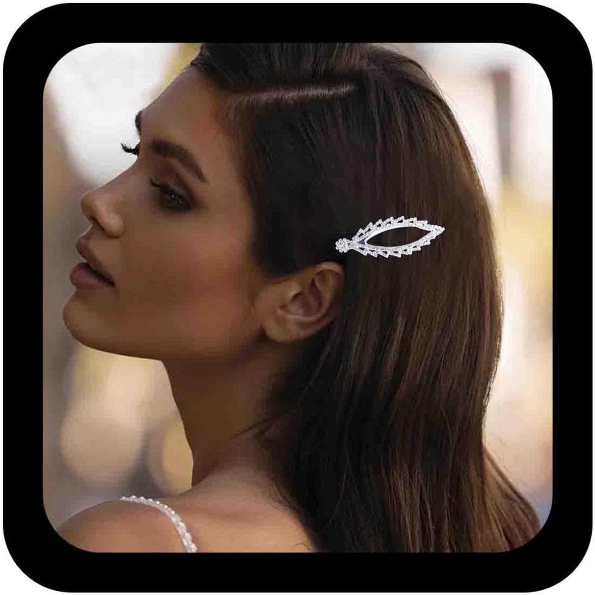 Elegante Haarspeld met Kristallen en Strass Steentjes voor Bruid en Vrouwen